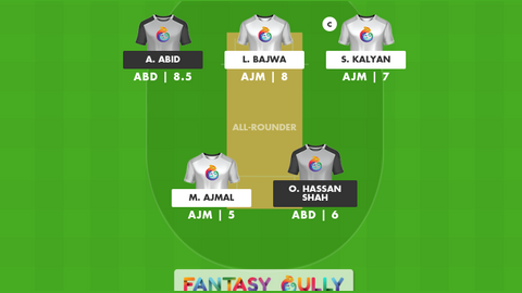 Ajman vs Abu Dhabi