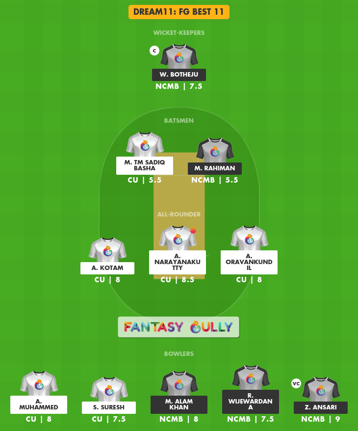 CU Vs NCMB Dream11 Prediction, Match 21 - Fantasy Cricket Tips, Teams ...