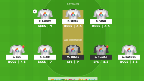 BCC Spartan vs Sofia Stars