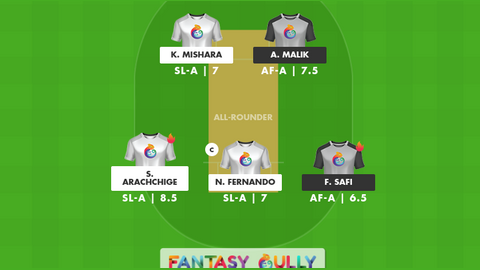 Sri Lanka A vs Afghanistan A