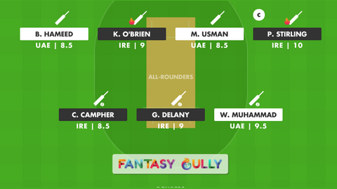 United Arab Emirates vs Ireland