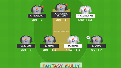 Khuwair Warriors vs Qurum Thunders