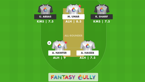 Al Hajery Team XI vs Kuwait Emerging Stars