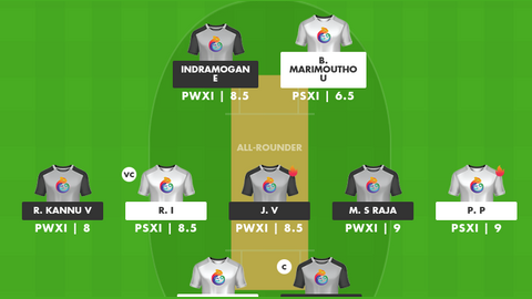 Pondicherry South XI vs Pondicherry West XI