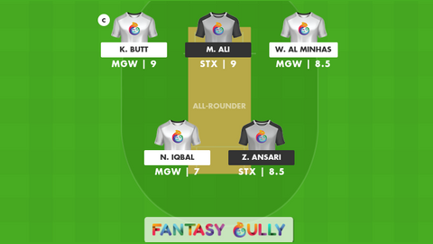 MG Warriors vs Stack CC XI