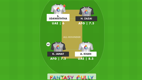 United Arab Emirates vs Afghanistan