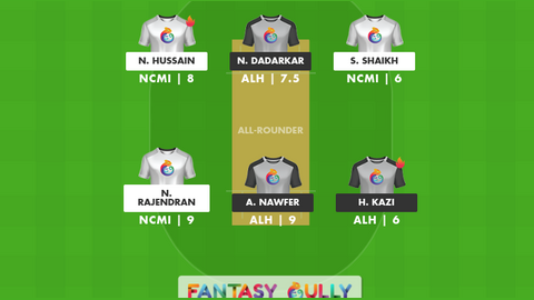 NCM Investment vs Al Hajery Team XI