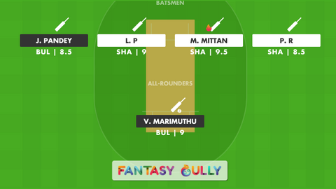 Sharks XI vs Bulls XI