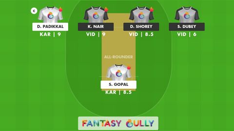 Karnataka vs Vidarbha