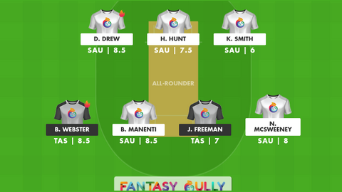 South Australia vs Tasmania