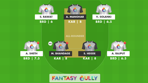 Baroda vs Karnataka