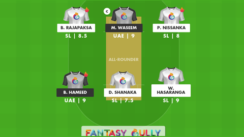 Sri Lanka vs United Arab Emirates