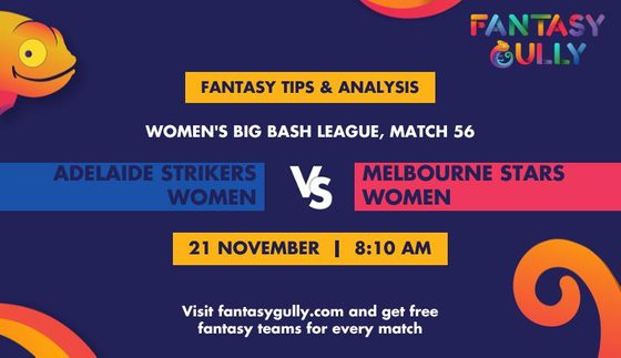 Adelaide Strikers Women vs Melbourne Stars Women