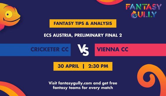 Cricketer CC vs Vienna CC