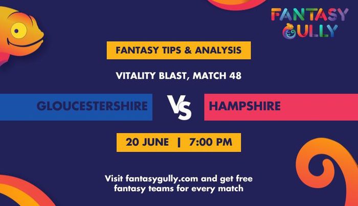 Gloucestershire vs Hampshire, Match 48