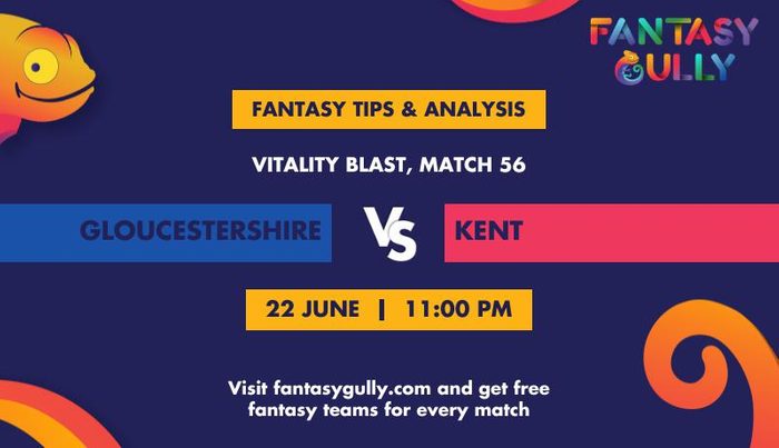 Gloucestershire vs Kent, Match 56