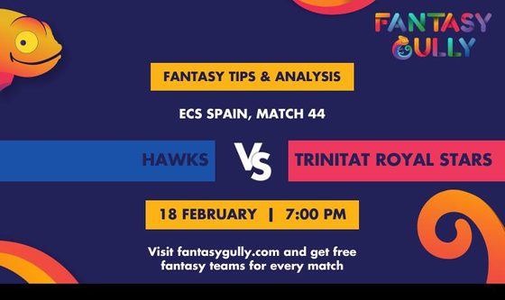 Hawks vs Trinitat Royal Stars