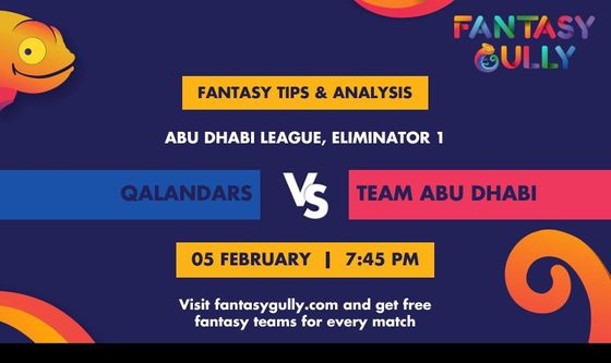 Qalandars vs Team Abu Dhabi