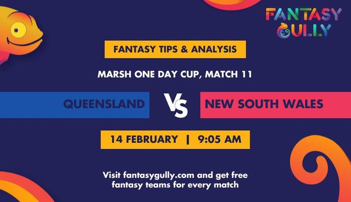 Queensland vs New South Wales, Match 11