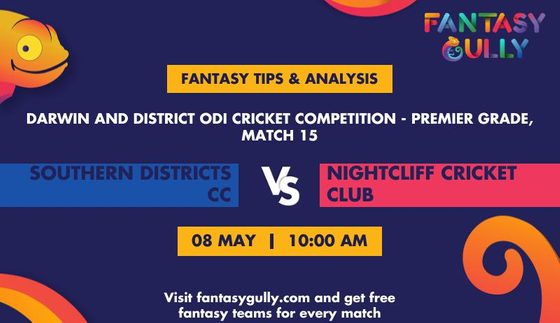 Southern Districts CC vs Nightcliff Cricket Club