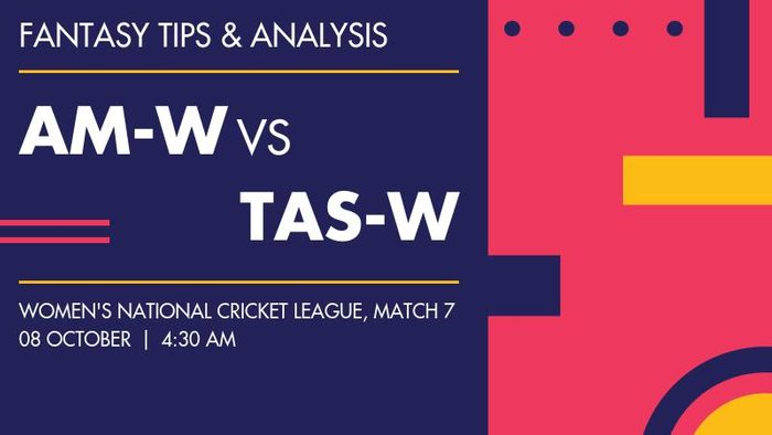 AM-W vs TAS-W (ACT Meteors vs Tasmania Women), Match 7