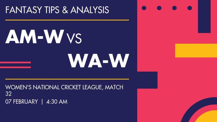 AM-W vs WA-W (ACT Meteors vs Western Australia Women), Match 32