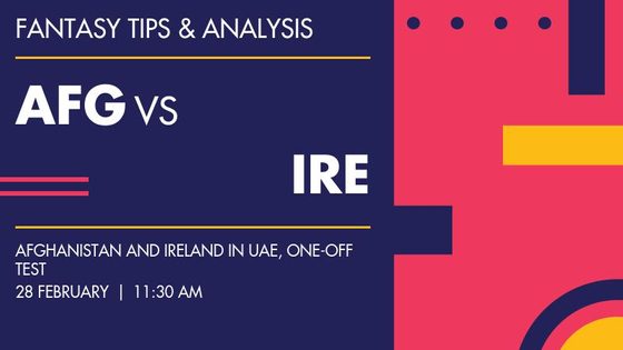 Afghanistan vs Ireland