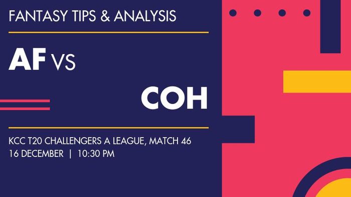 AF vs COH (A Four CC vs Cochin Hurricanes), Match 46