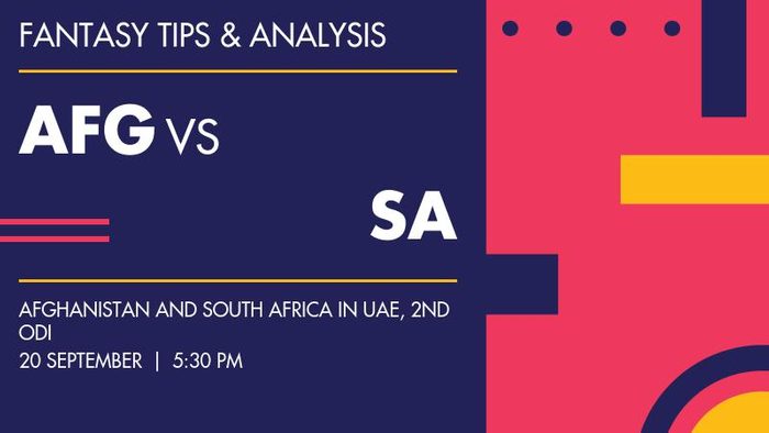 AFG vs SA (Afghanistan vs South Africa), 2nd ODI