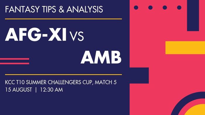 AFG-XI vs AMB (Afghan XI vs Al Mulla Exchange - B), Match 5