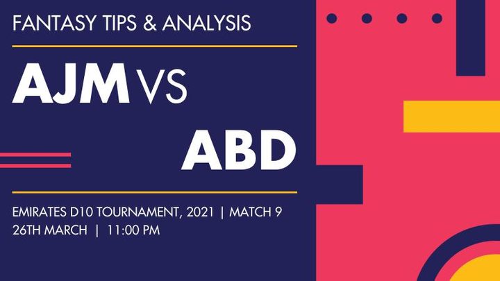 AJM vs ABD, Match 9