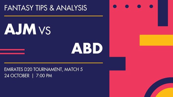 AJM vs ABD (Ajman vs Abu Dhabi), Match 5