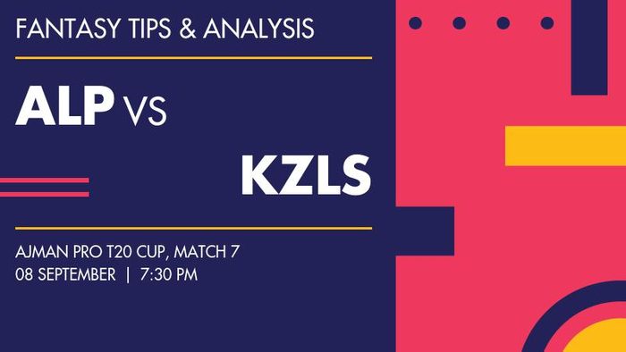 ALP vs KZLS (Alif Pharma vs Kabul Zalmi), Match 7