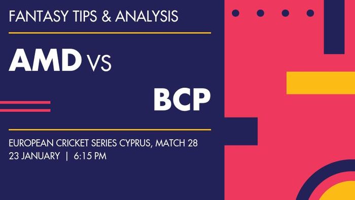 AMD vs BCP (Amdocs CC vs Black Caps), Match 28