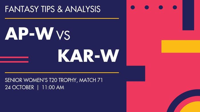 AP-W vs KAR-W (Arunachal Pradesh Women vs Karnataka Women), Match 71