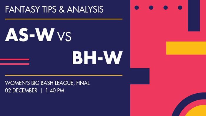 AS-W vs BH-W (Adelaide Strikers Women vs Brisbane Heat Women), Final