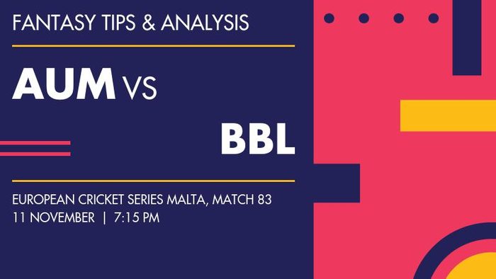 AUM vs BBL (American University of Malta vs Bugibba Blasters), Match 83