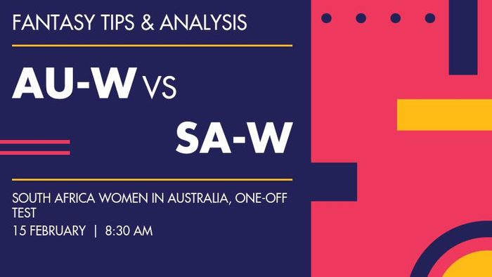 AU-W vs SA-W (Australia Women vs South Africa Women), One-off Test