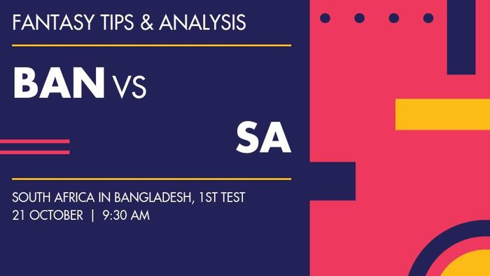 BAN vs SA (Bangladesh vs South Africa), 1st Test