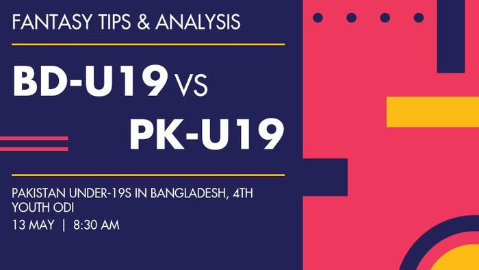 BD-U19 vs PK-U19 (Bangladesh Under-19 vs Pakistan Under-19), 4th Youth ODI