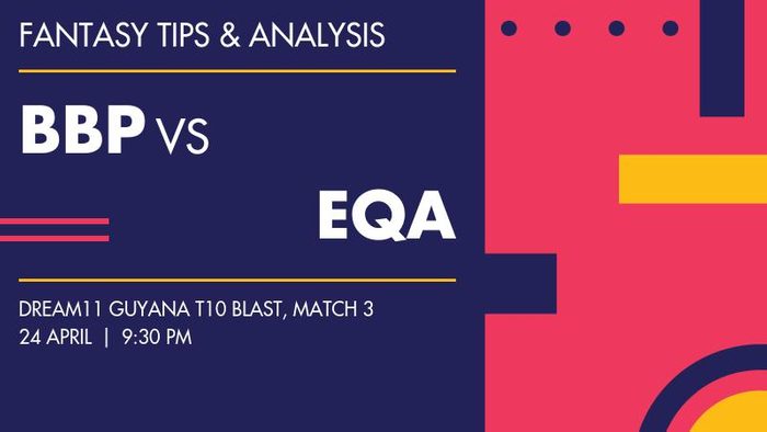 BBP vs EQA (Berbice Pirahnas vs Essequibo Anacondas), Match 3