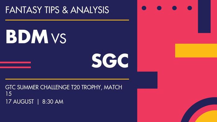 BDM vs SGC (BDMTCC vs Sath Gaon Club), Match 15