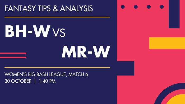 BH-W vs MR-W (Brisbane Heat Women vs Melbourne Renegades Women), Match 6