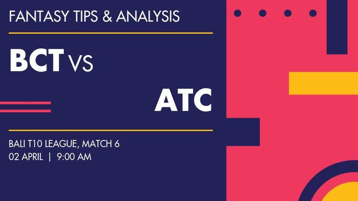 BCT vs ATC (Bali Cricket Team vs ATC Cricket Club), Match 6