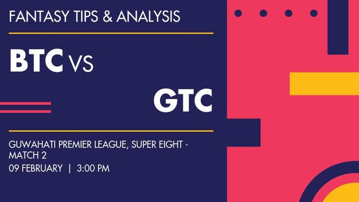 BTC vs GTC (Bokakhat Town Cricket Club vs Gauhati Town Club), Super Eight - Match 2