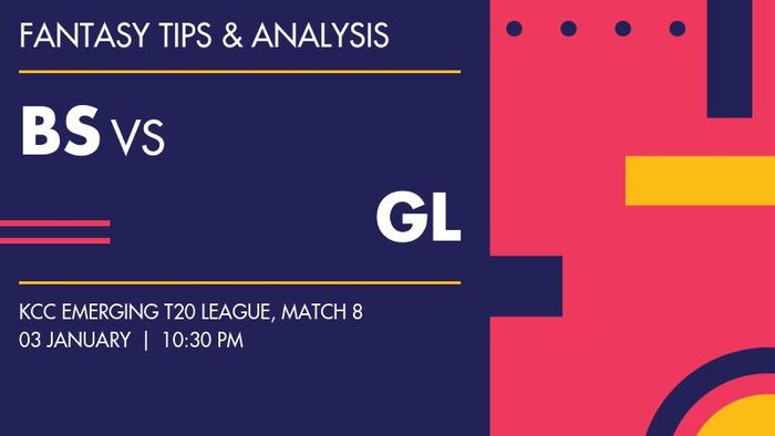 BS vs GL (Blue Squadrons vs Gujarat Lions CC), Match 8