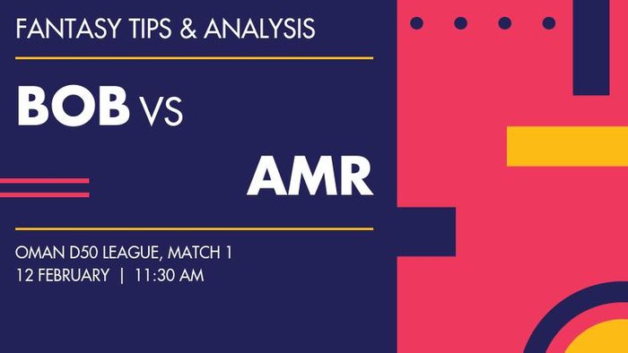 BOB vs AMR (Bousher Busters vs Amerat Royals), Match 1