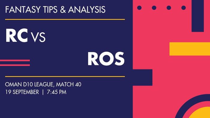 RC vs ROS (Renaissance Challengers vs Royal Oman Stallions), Match 40