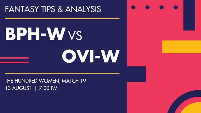 BPH-W vs OVI-W (Birmingham Phoenix Women vs Oval Invincibles Women), Match 19