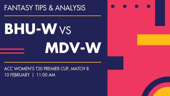 BHU-W vs MDV-W (Bhutan Women vs Maldives Women), Match 8